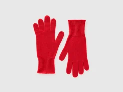 Gloves in pure Merino wool