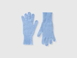 Gloves in pure Merino wool