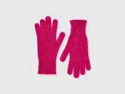 Gloves in pure Merino wool