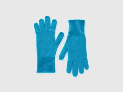 Gloves in pure Merino wool