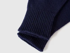 Gloves in pure Merino wool