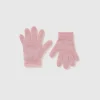 Gloves in stretch wool blend