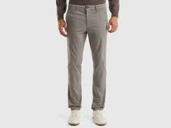 Gray slim fit chino