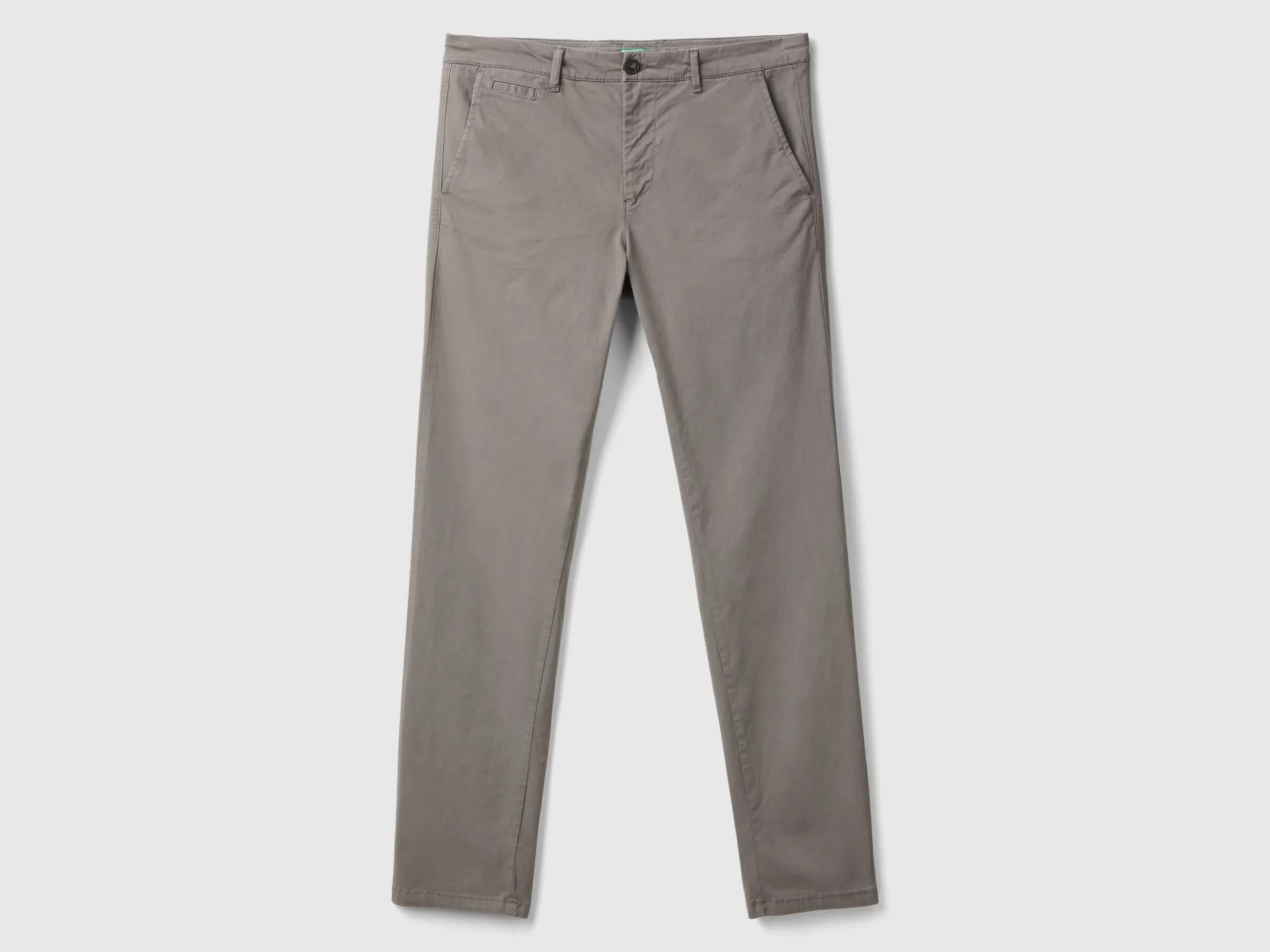 Gray slim fit chino