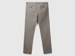 Gray slim fit chino