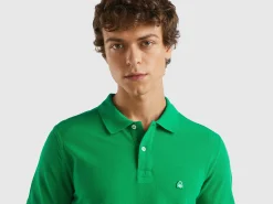 Green regular fit polo