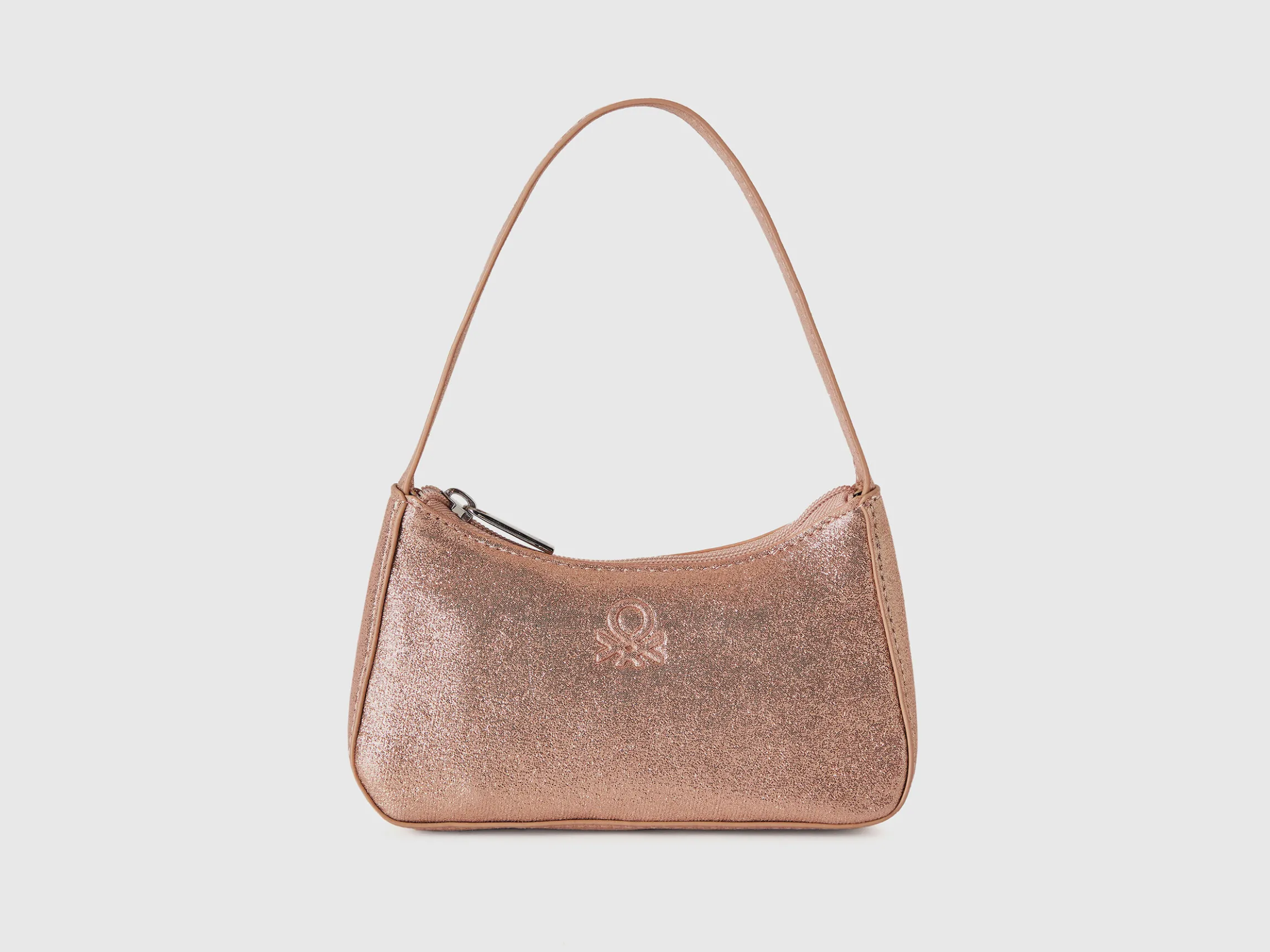 Handbag with lurex sequins