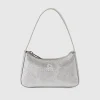 Handbag with lurex sequins
