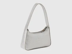 Handbag with lurex sequins