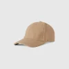 Hat with cloth brim