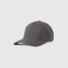 Hat with cloth brim