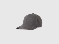 Hat with cloth brim