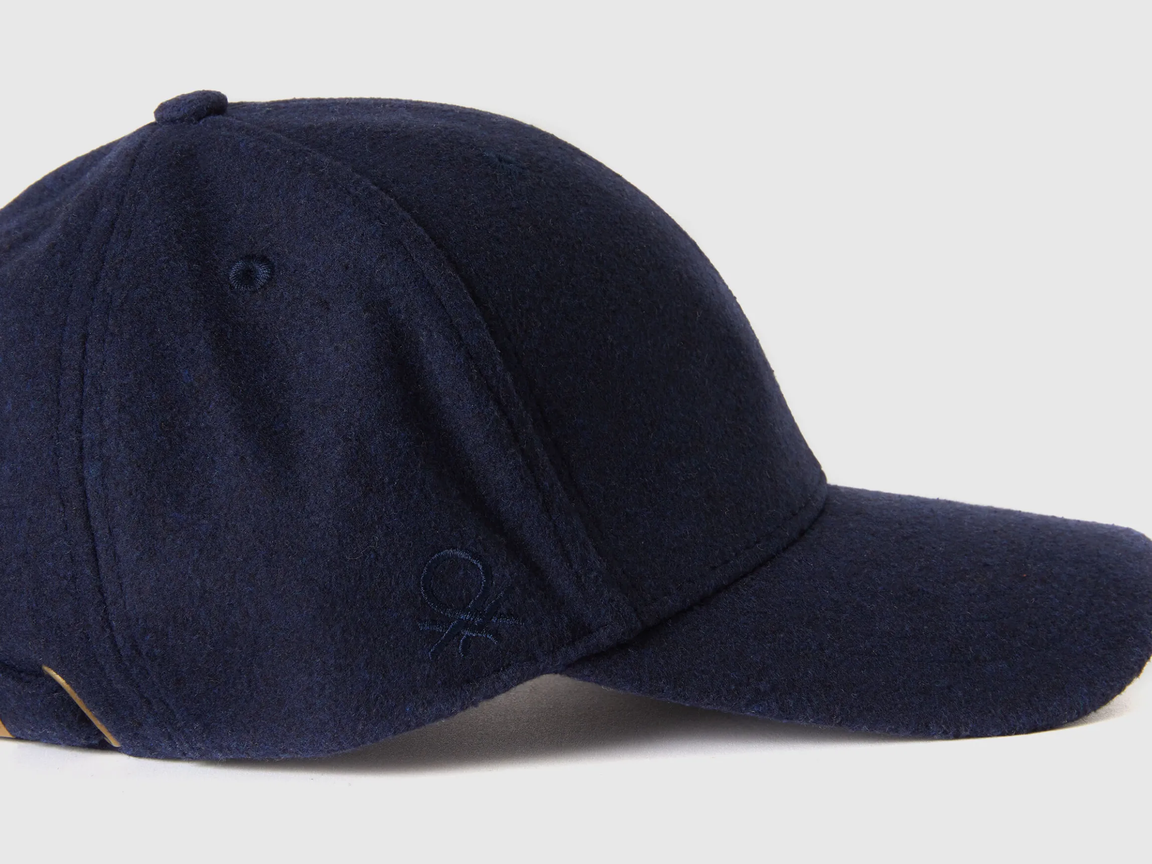 Hat with cloth brim