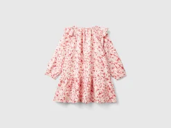 Heart dress in viscose