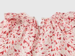 Heart dress in viscose