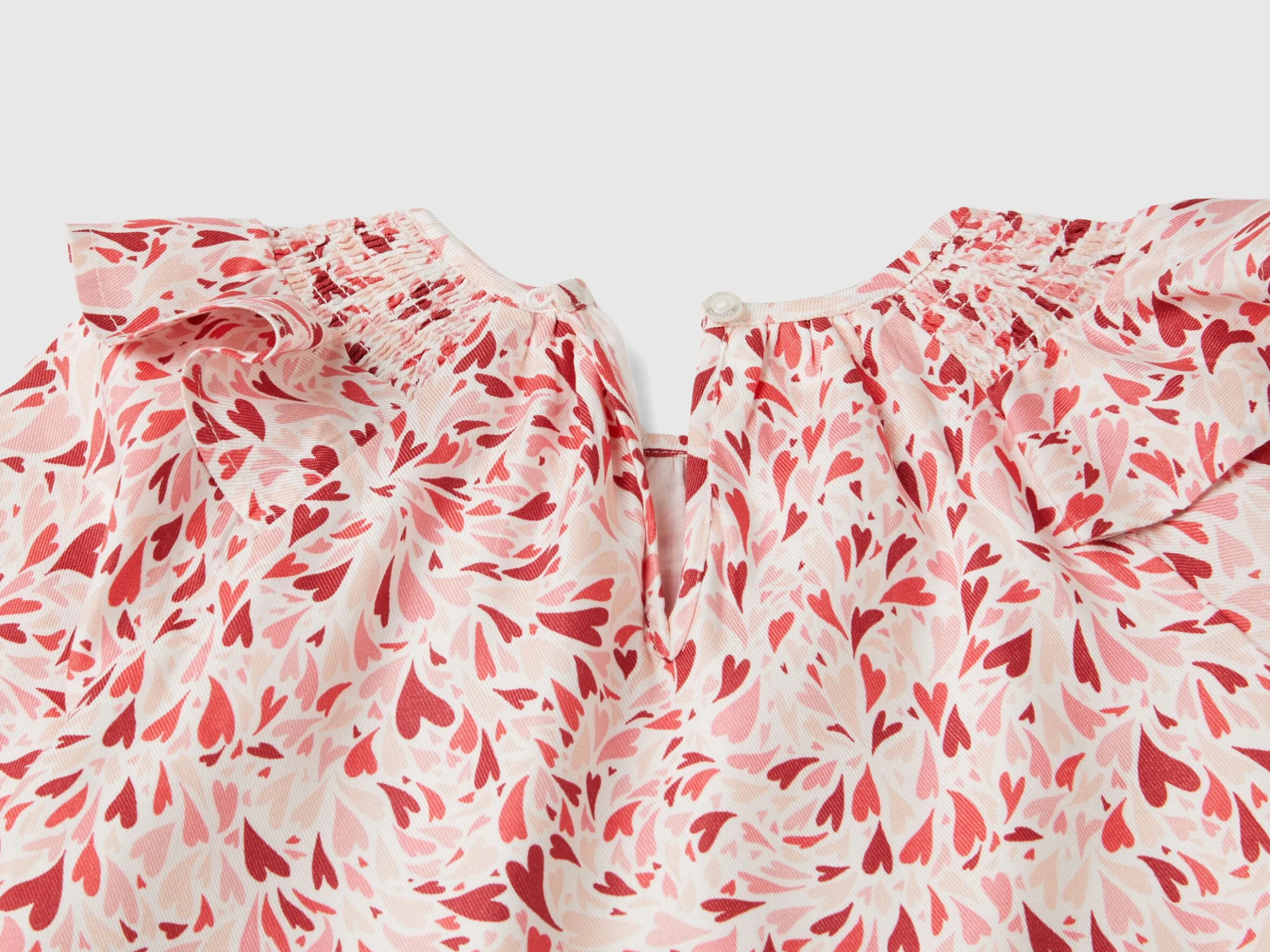 Heart dress in viscose