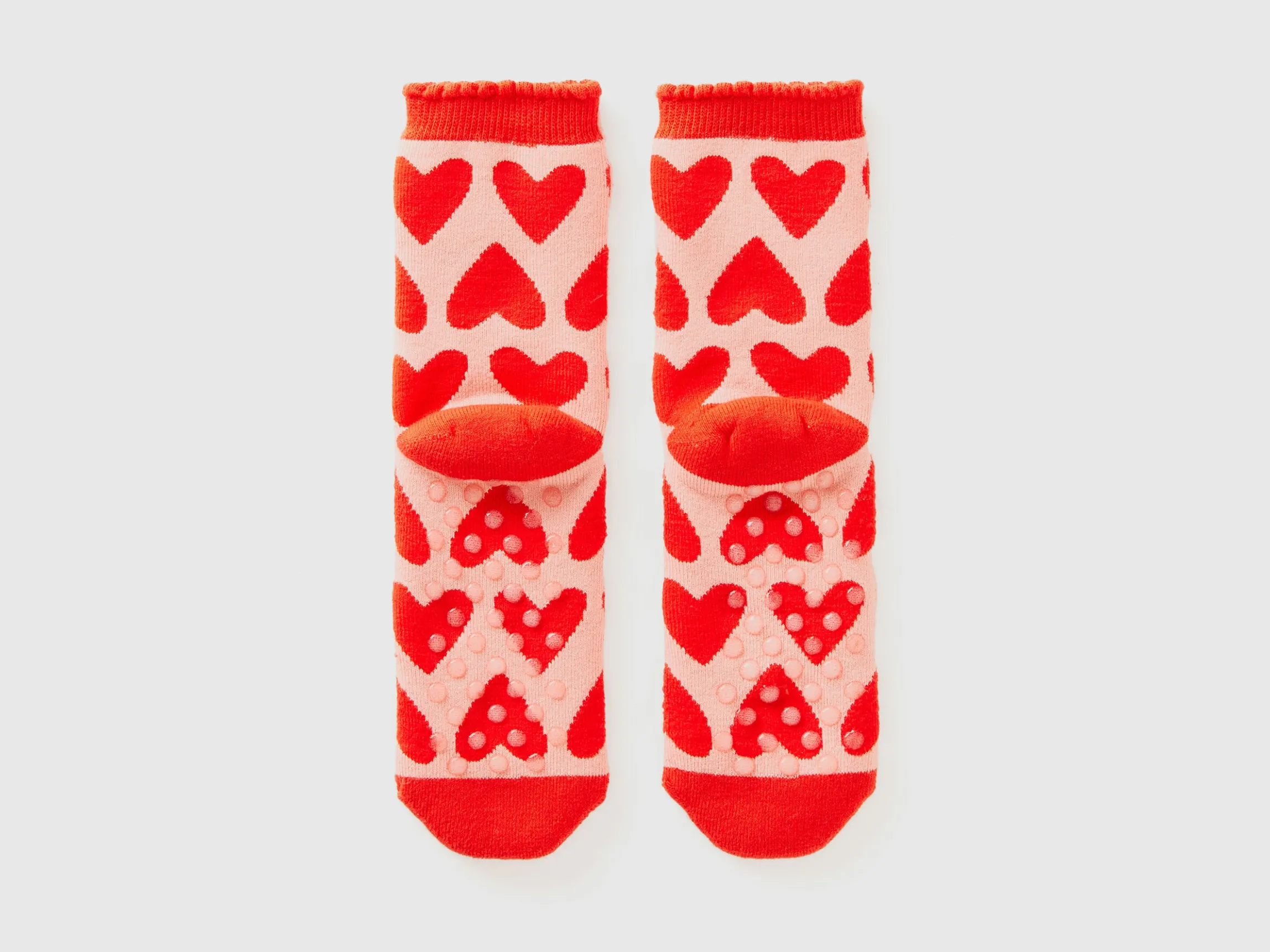 Heart non-slip socks