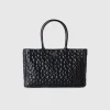 Heart tote bag in imitation leather