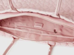 Heart tote bag in imitation leather