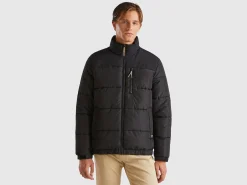 Heavy color block padded jacket