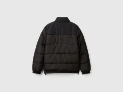 Heavy color block padded jacket