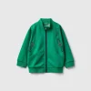 High neck sweatshirt with rucksack print