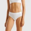 High-rise underwear in stretch organic cotton