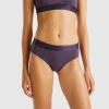 High-rise underwear in stretch organic cotton
