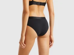 High-rise underwear in stretch organic cotton
