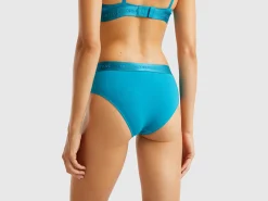 High-rise underwear in stretch organic cotton