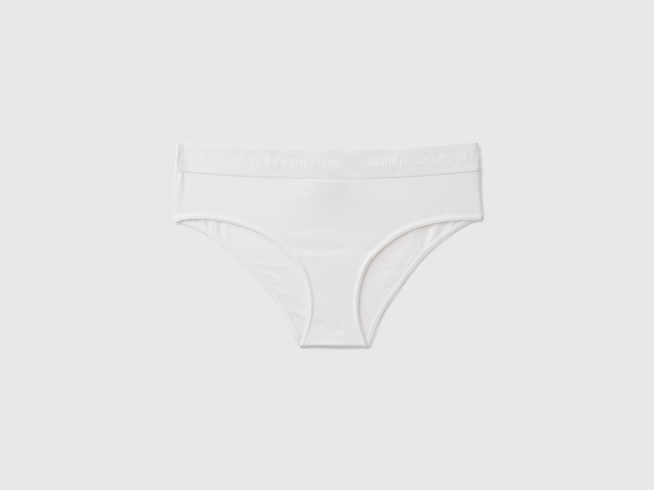 High-rise underwear in stretch organic cotton