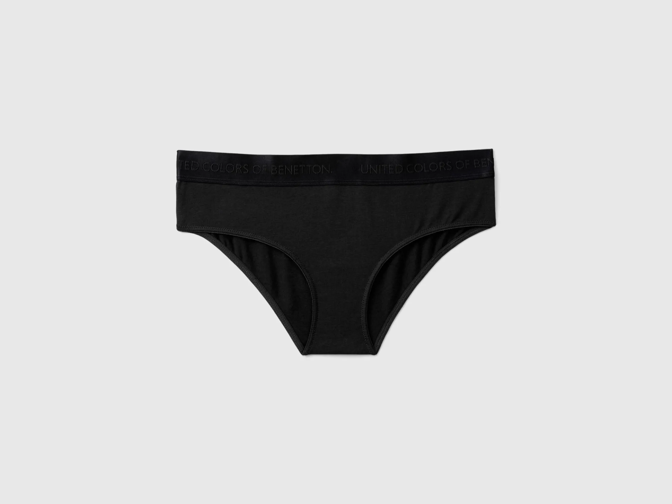 High-rise underwear in stretch organic cotton