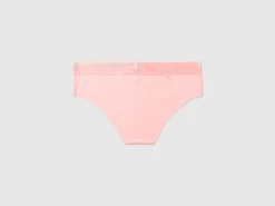 High-rise underwear in stretch organic cotton