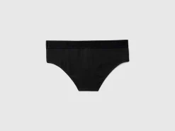 High-rise underwear in stretch organic cotton