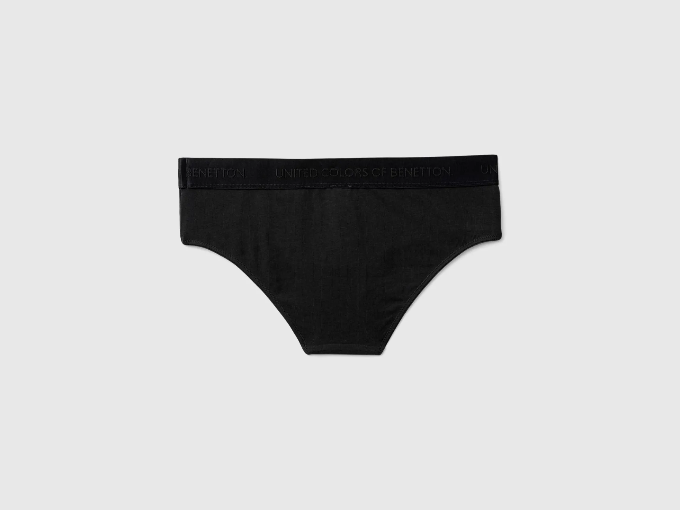High-rise underwear in stretch organic cotton