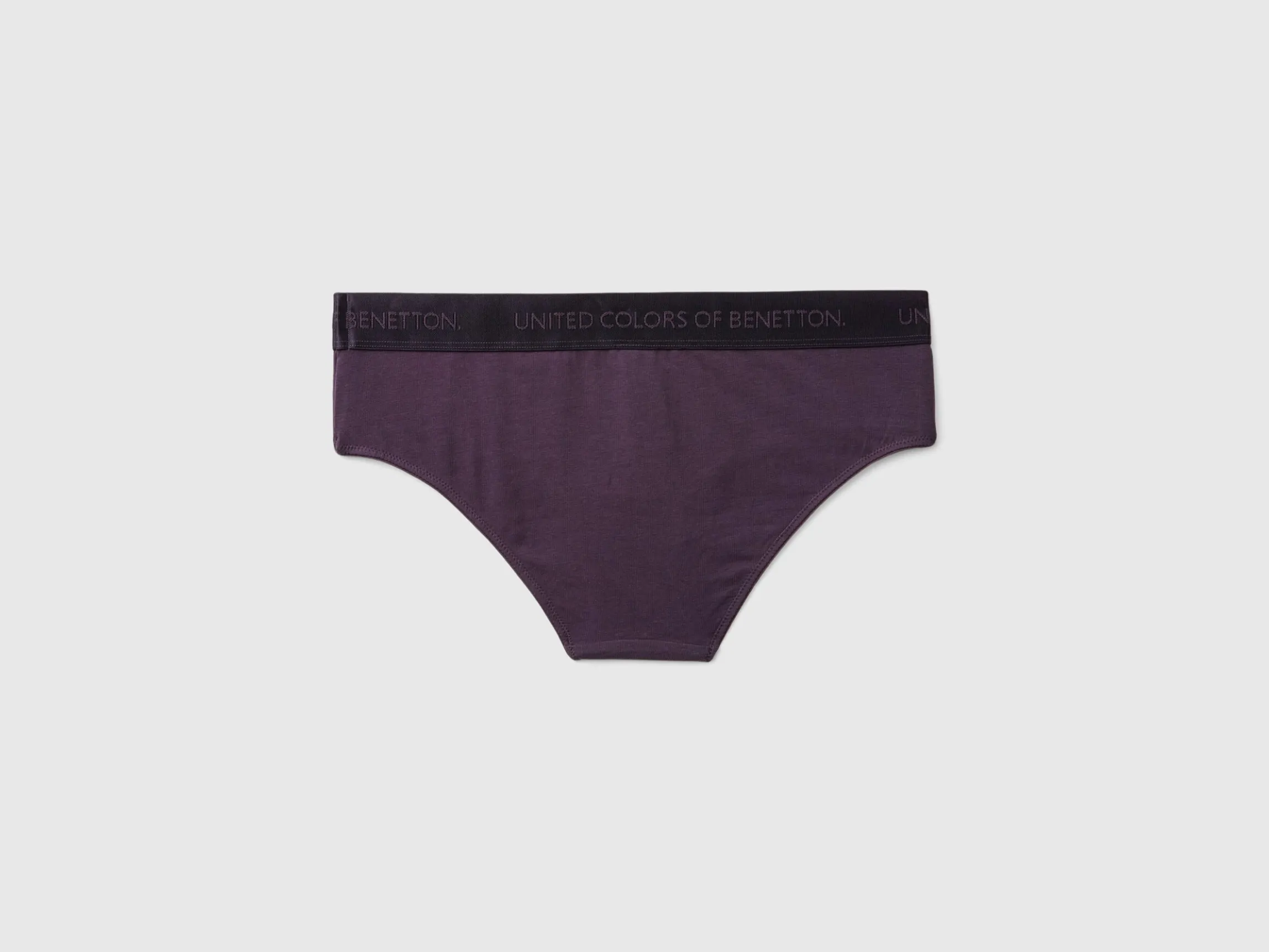 High-rise underwear in stretch organic cotton