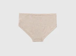 High-rise underwear in super stretch organic cotton