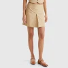 High-waisted mini skirt