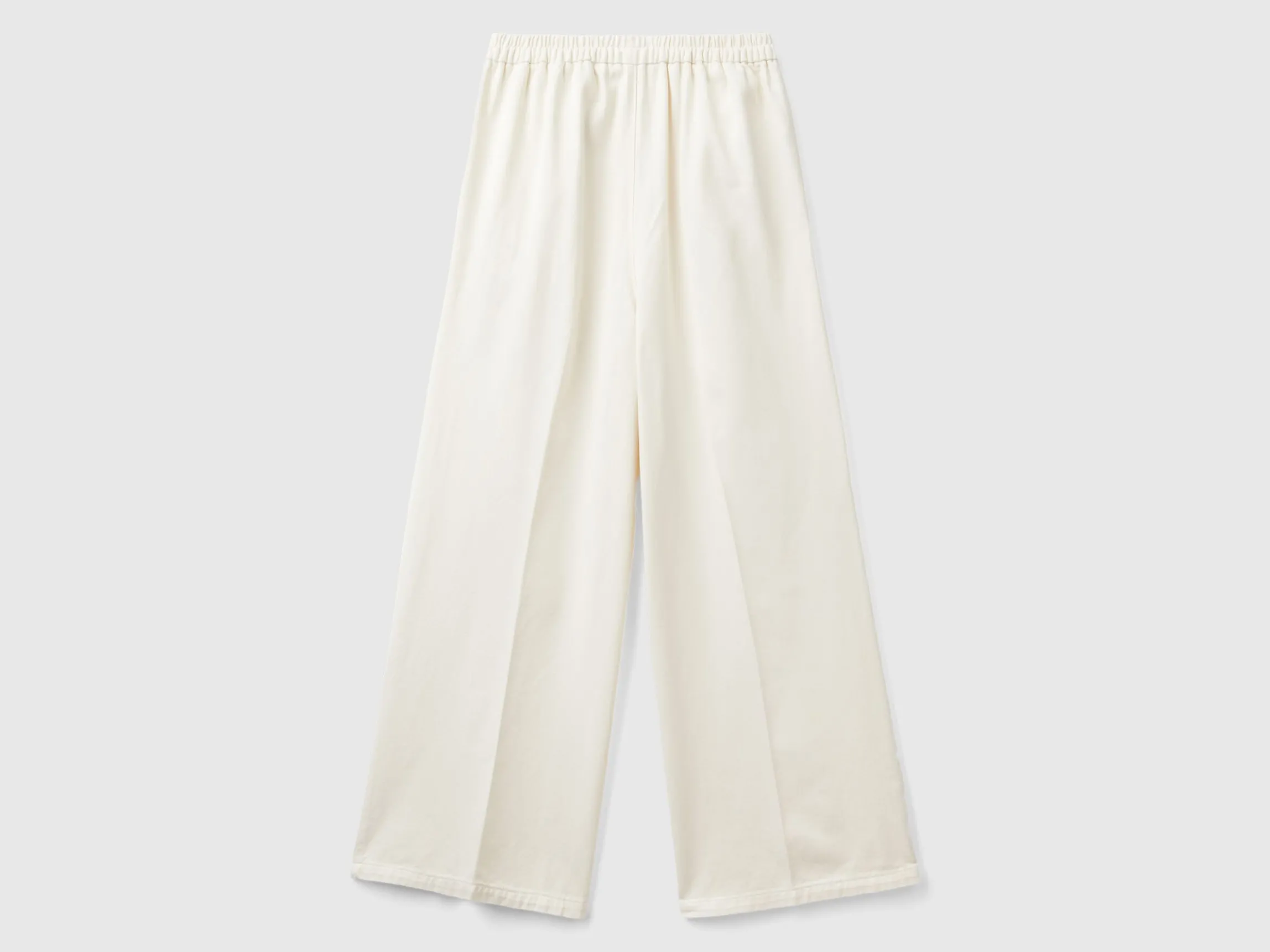 High-waisted palazzo trousers