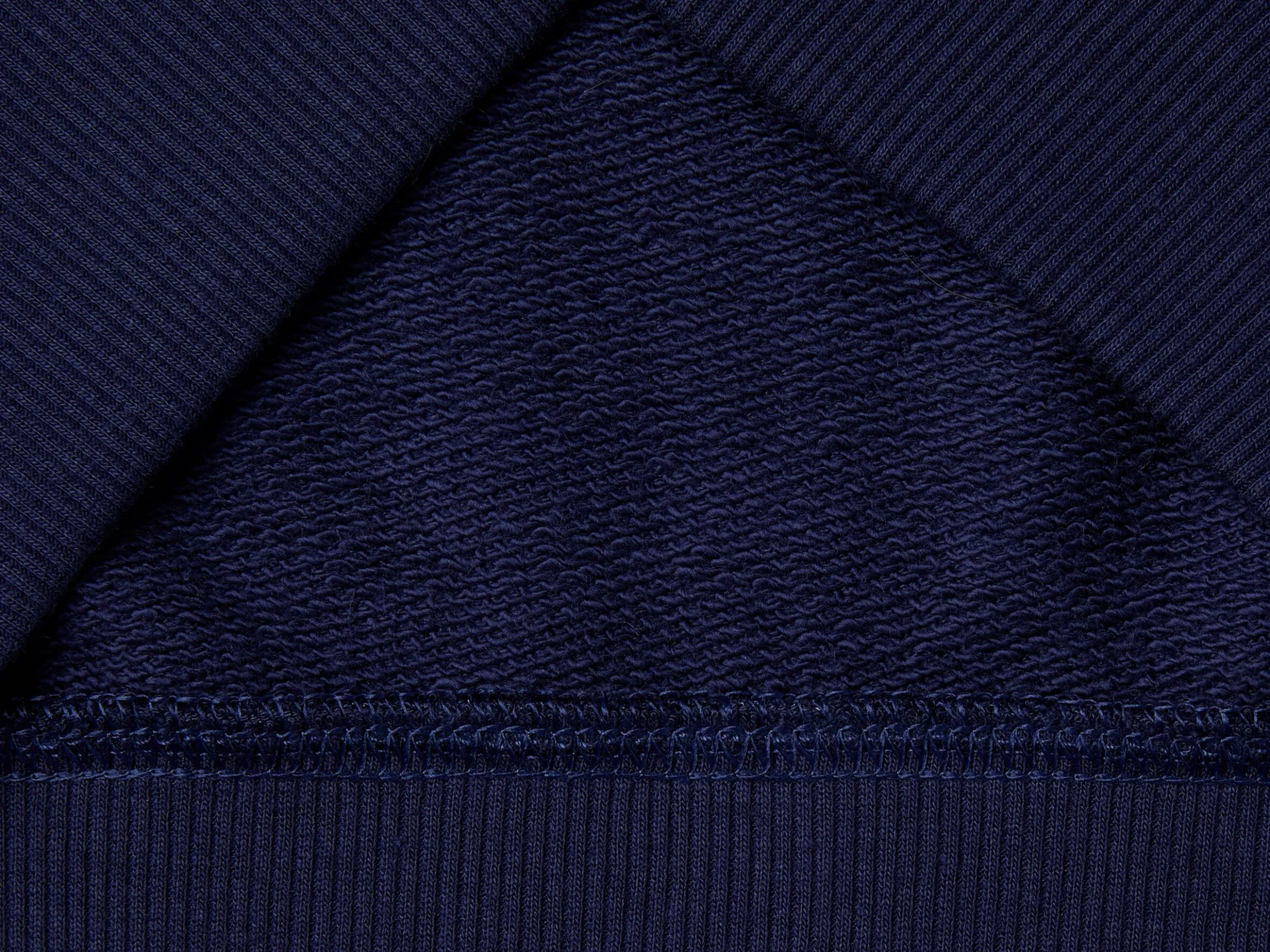 Hoodie with zip and embroidered logo