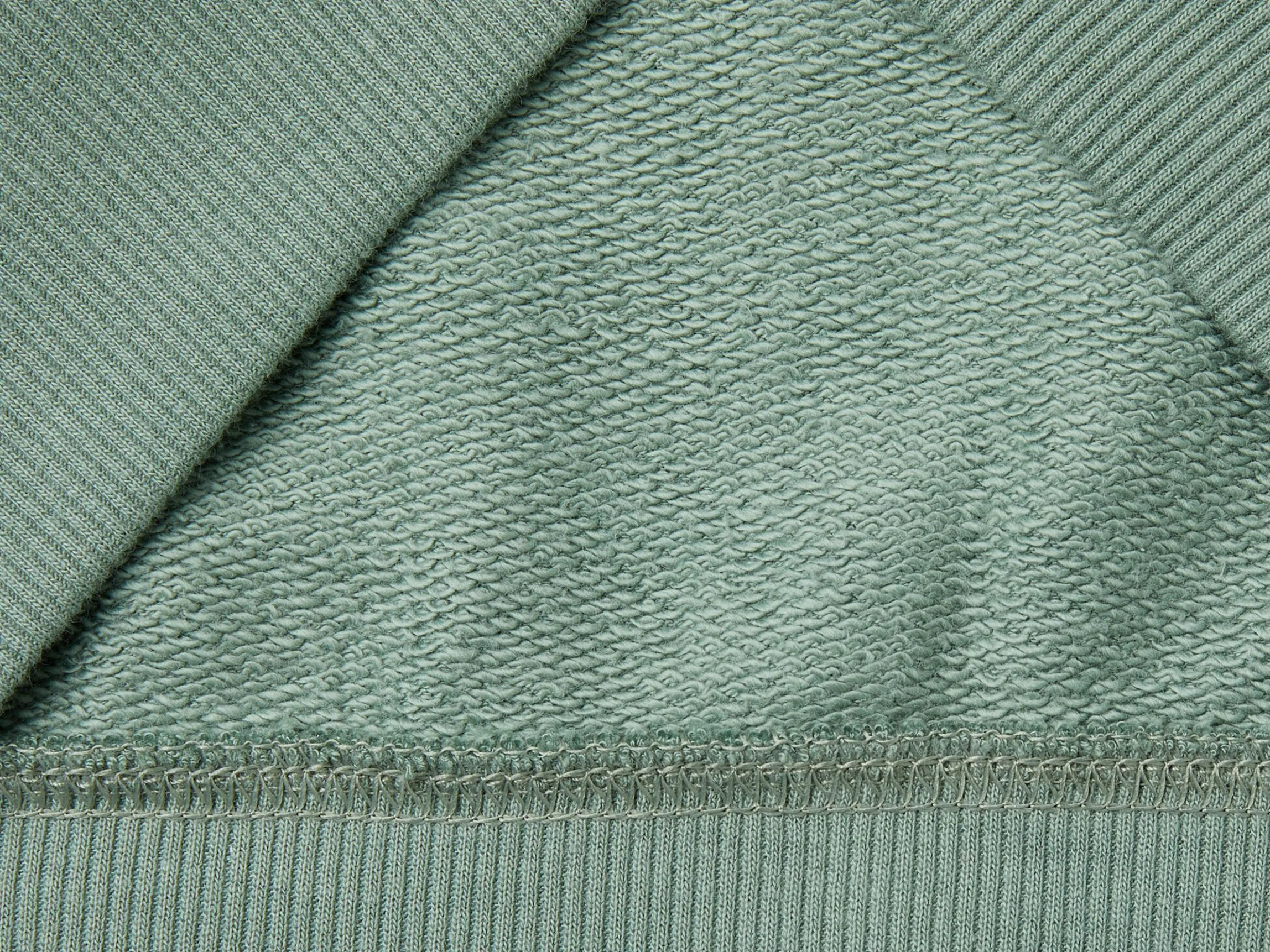 Hoodie with zip and embroidered logo