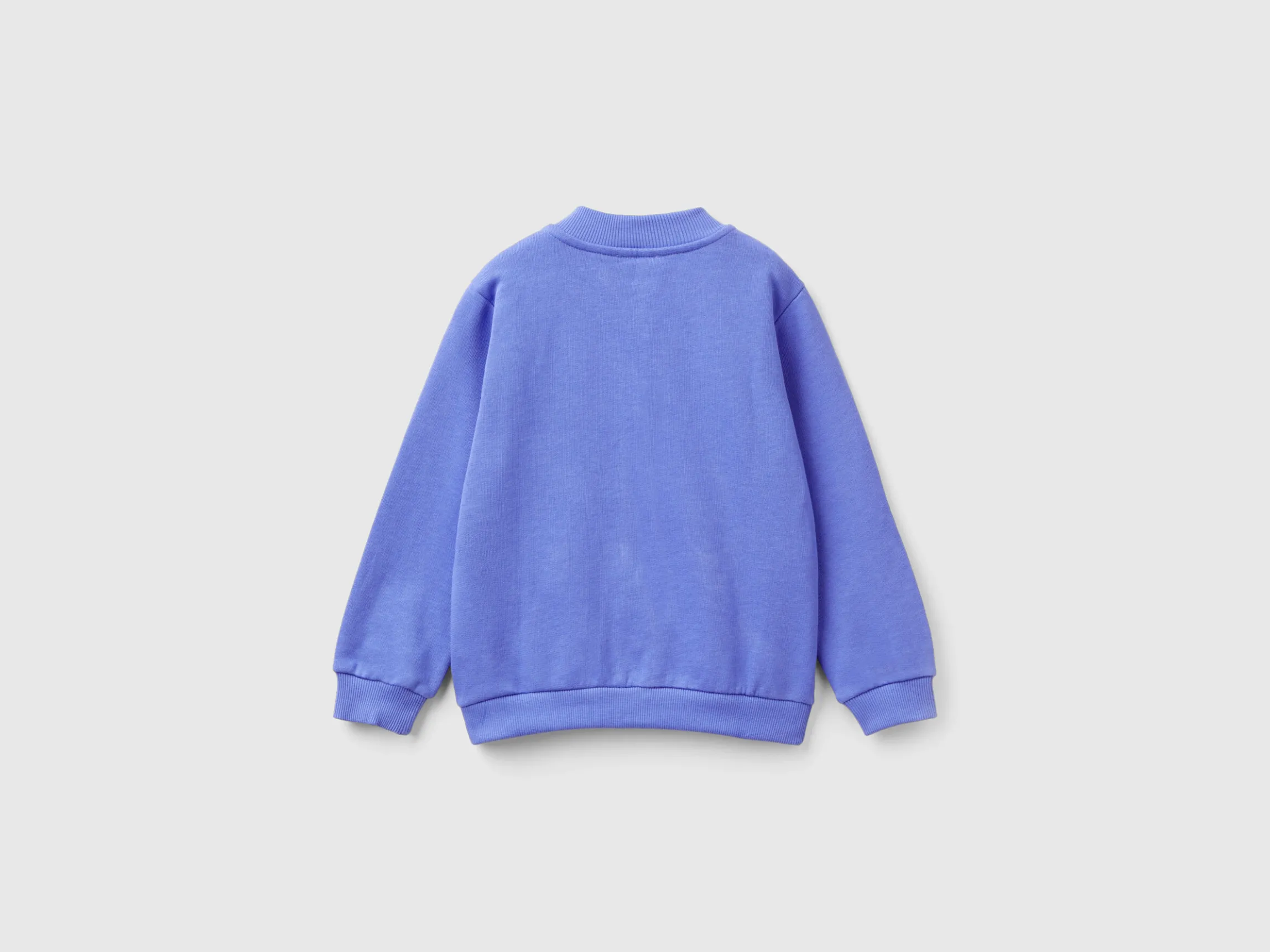 Hoodie with zip in organic cotton