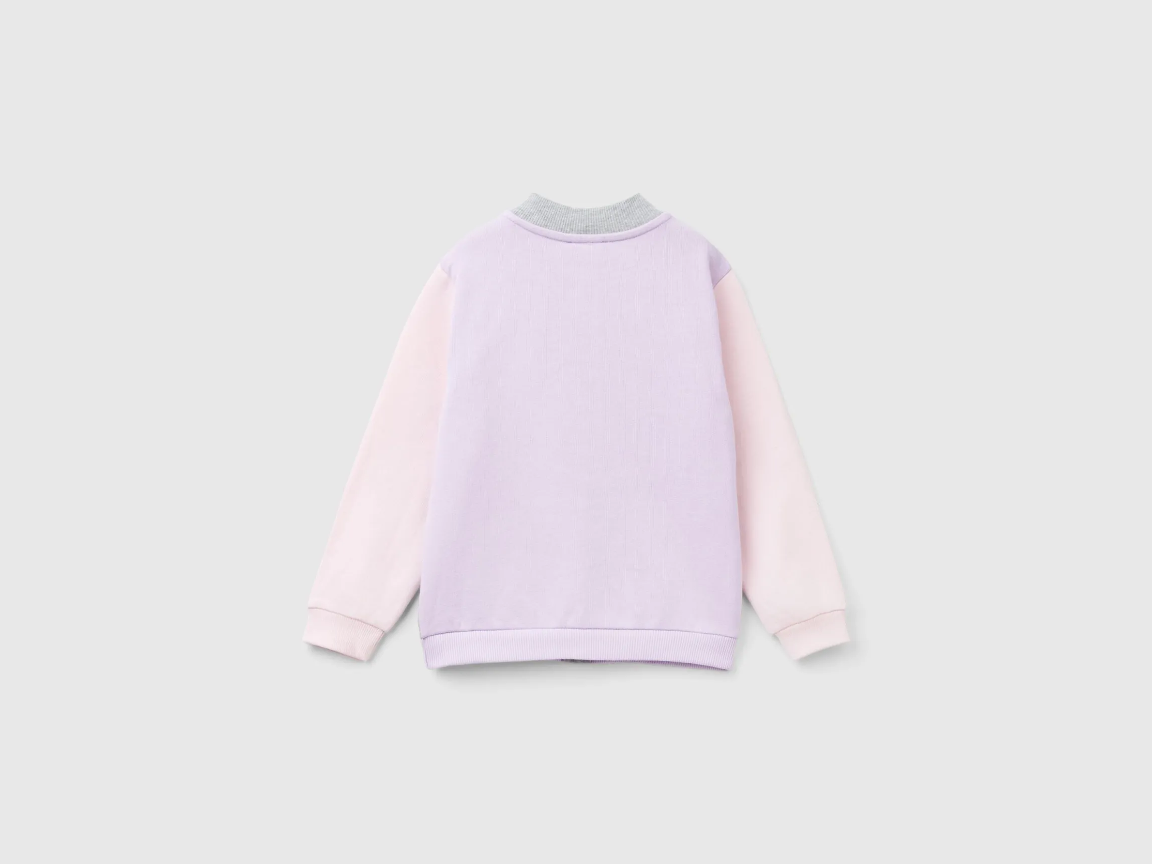 Hoodie with zip in organic cotton