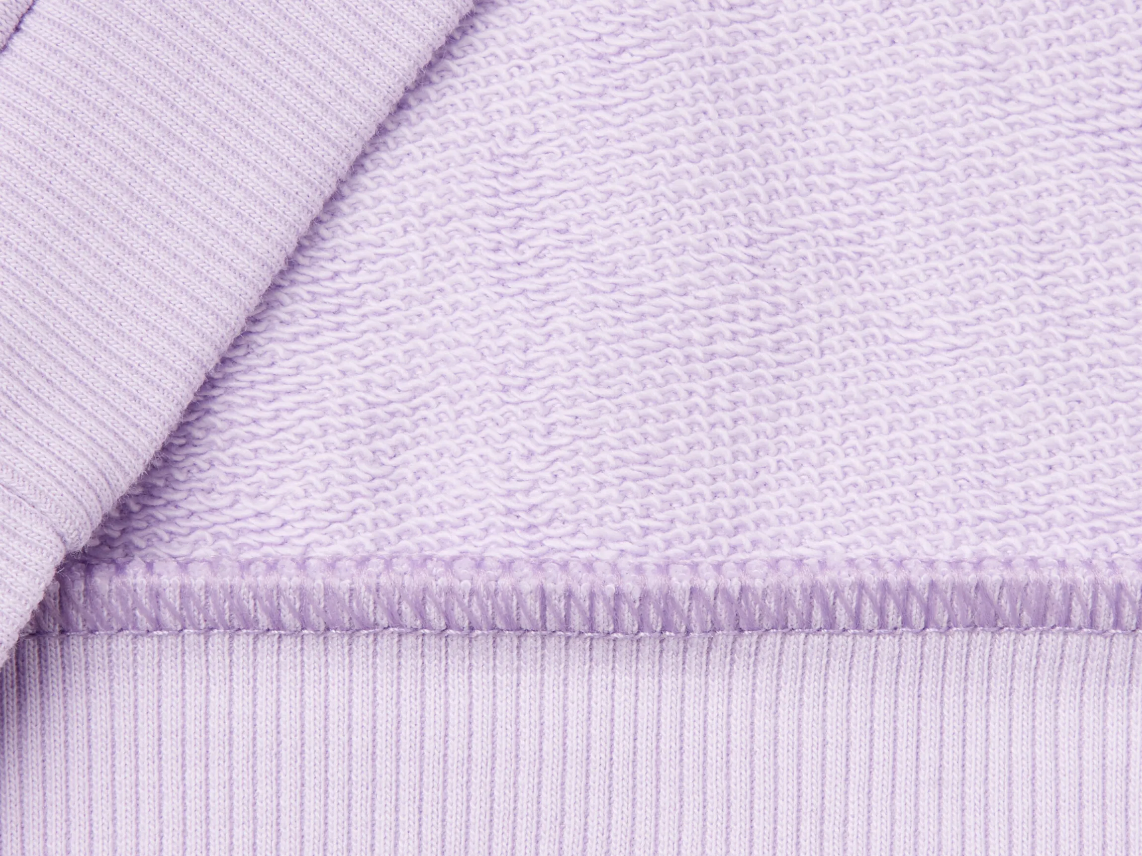 Hoodie with zip in organic cotton