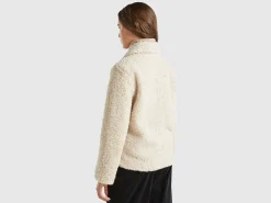 Jacket in faux fur