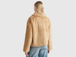 Jacket in faux fur
