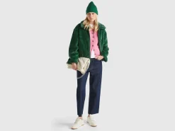 Jacket in faux fur