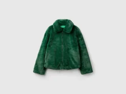 Jacket in faux fur