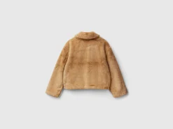 Jacket in faux fur