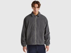 Jacket in padded velvet